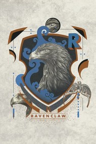 Poster de artă Harry Potter - Ravenclaw Crest