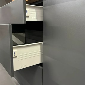 Unitate de bucătărie universală colţ, 300x220, grafit, LAFT