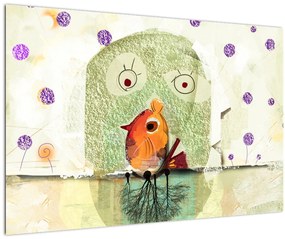 Tablou - Sufletul unei păsări (90x60 cm)