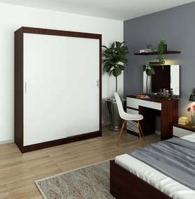 Dulap de haine Cosimo (wenge + Alb). 1069440