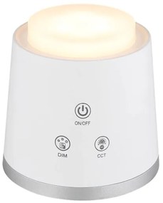 Globo 58454W - Lampă de birou LED tactilă reglabilă MEEYA LED/6W/3,7V albă