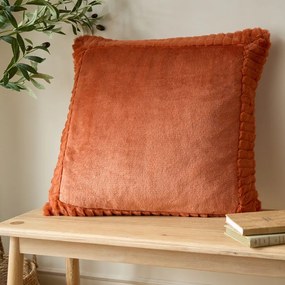 Pernă decorativă din micropluș/cocolino 55x55 cm Velvet and Faux Fur – Catherine Lansfield