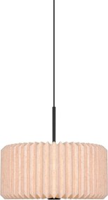 Lustra suspendata moderna cu abajur plisat Vivienne