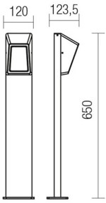 Lampă LED de exterior ARGES LED/3W/230V IP54 maro Redo 9168