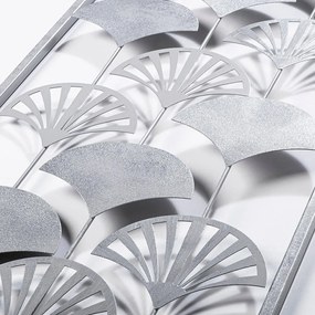 Decorațiune de perete din metal 32x90 cm Gingko – Wallity