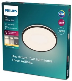 Plafonieră LED dimabilă OZZIET SCENE SWITCH LED/22W/230V 2700K Philips