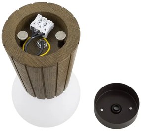 Argon 8974 - Plafonieră de baie VOLANTE 1xG9/6W/230V IP44 Ø 12 cm, maro