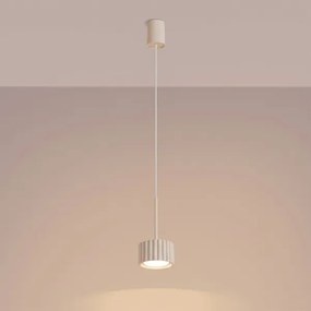 Sollux SL.2678 - Lustră suspendată pe cablu AURA 1xGX53/10W/230V crem