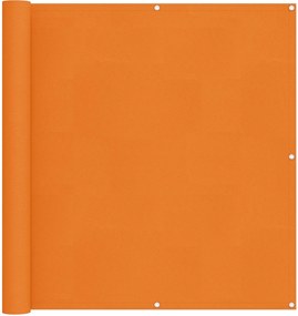 vidaXL Ecran de balcon Portocaliu 110 x 1000 cm Material Oxford