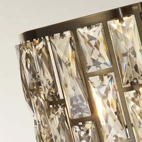 Lampa de podea design modern Bijou alama antic/ champagne