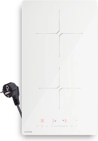 Klarstein Plită cu inducție PowerGlide | Modernă, compactă și puternică | 2 zone de gătit | 3500 W | 30 cm