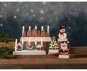 Decorațiune luminoasă albă/verde de Crăciun Freddy – Star Trading