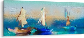 Tablou - Peisaj pictură, pictură (120x50 cm)