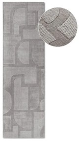 Covor tip traversă gri țesut manual din lână 80x250 cm Alexis – Villeroy&Boch