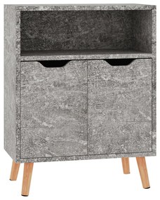 326826 vidaXL Servantă, gri beton, 60x30x72 cm, lemn prelucrat