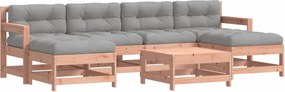vidaXL Set mobilier de grădină cu perne, 7 piese, lemn masiv douglas