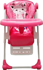 Scaun de masa pentru copii si bebe Baby Care™ CC reglabil in 3 trepte, Pliabil, Centura de siguranta, Sezut comfortabil, Masuta detasabila, Pozitie
