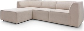 Colțar lemn masiv Hugg, 275 × 175 × 77 cm - Stânga