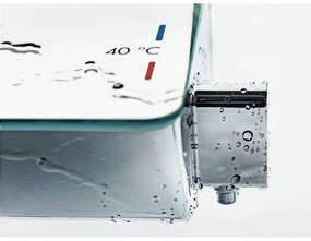 Baterie dus cu termostat, Hansgrohe Ecostat Select, crom, 13161000