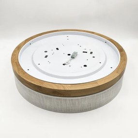 Brilagi - Lampă de tavan LED BELLADONNA LED/36W/230V Ø 50 cm alb/stejar