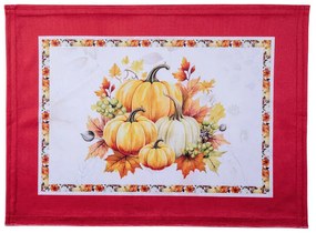 Set de 4 șervete și traversă de masă PUMPKINS