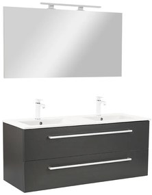Mobilier complet de baie Vario Clam 120 antracit-antracit