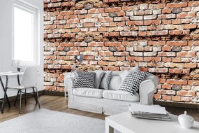 Fototapet - Red Brickwall (254x184 cm)