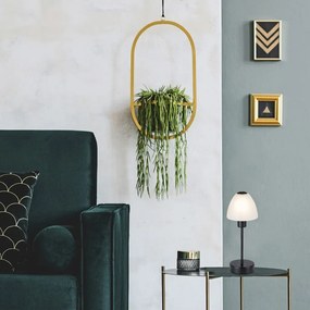 Veioza, lampa de birou design modern Lydia negru mat