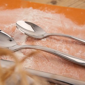 Tacâmuri argintii din oțel inoxidabil 24 buc. Shape – Orion