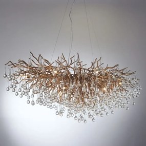 Lustra suspendata design magnific ICICLE alama antic, 75x150cm