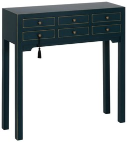 Masă consolă albastră 26x85 cm Diana – Ixia