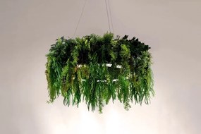 Lustra LED cu telecomanda Garden 70 negru