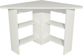Birou CORNER, alb, PAL melaminat, 80x80x74 cm