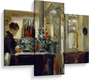 Tablou - Style of Edouard Manet, Bon Bock Cafe, reproducere (90x60 cm)
