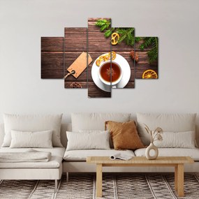 Tablou - ceașca cu decorații (150x105 cm)