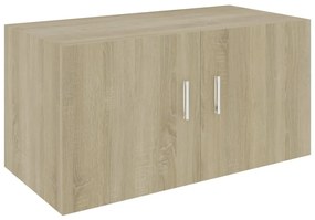 802798 vidaXL Dulap montat pe perete stejar Sonoma 80x39x40cm lemn prelucrat