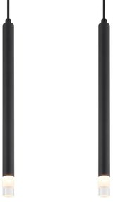 Lustra suspendata design minimalist BLAKE 4L negru