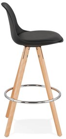 Scaun de bar Kokoon Anau, înălțime 64 cm, negru