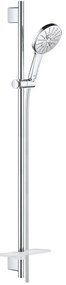 Grohe Rainshower Eco SmartActive 130 Set dus cu bara 90 cm si savoniera, crom