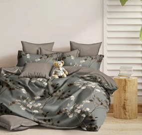 Lenjerie de pat din bumbac WILDONA gri Dimensiune lenjerie de pat: 70 x 90 cm | 140 x 200 cm