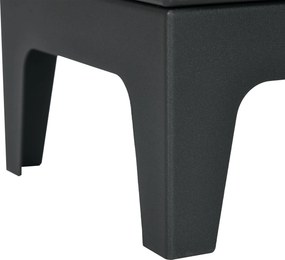 HOMCOM Șemineu pe Bioetanol, Bioșemineu cu Arzător de 1,2L pentru 3 Ore Durată de Ardere, 36x26x54 cm, Negru | Aosom Romania