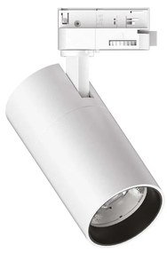 Spot directionabil pentru sina Link QUICK 15W CRI80 30 grade 4000K ON-OFF WH