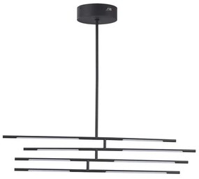 Lustra LED design modern cu brate reglabile RACCIO negru