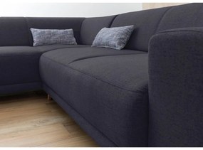 Colțar gri antracit extensibil/cu spațiu de depozitare (cu colț pe partea stângă/în formă de ”L”) Classy Sophie – Miuform