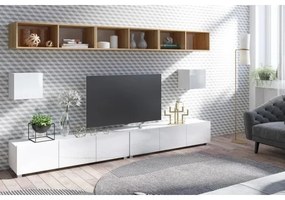 Poliță de perete PAVO 32,5x50 cm, stejar auriu