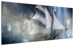 Tablou - Corabia fantomelor (120x50 cm)