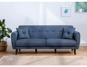 Set Canapea Extensibilă si Fotoliu Aria - S, Albastru