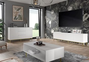 Comodă 3D3S 200 Rowanna (alb + Negru). 1125008