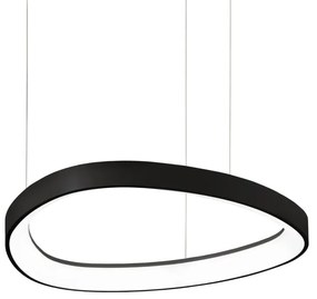 Lustra LED suspendata design circular Gemini sp d042 on-off 2700k negru