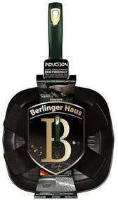 Tigaie grătar Berlinger Haus cu mâner detașabilEmerald Collection, 28 cm